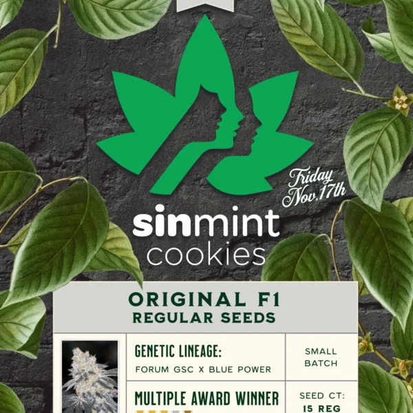 SIN CITY SEEDS – SINMINT COOKIES – PHOTO REG – 15 PACK
