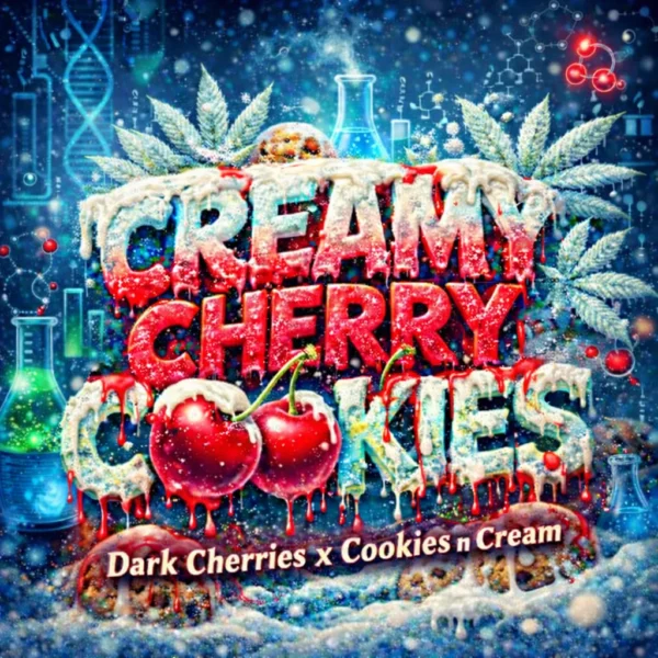 CRYSTAL CAVERNS -CREAMY CHERRY COOKIES- AUTO FEM – 5 PACK