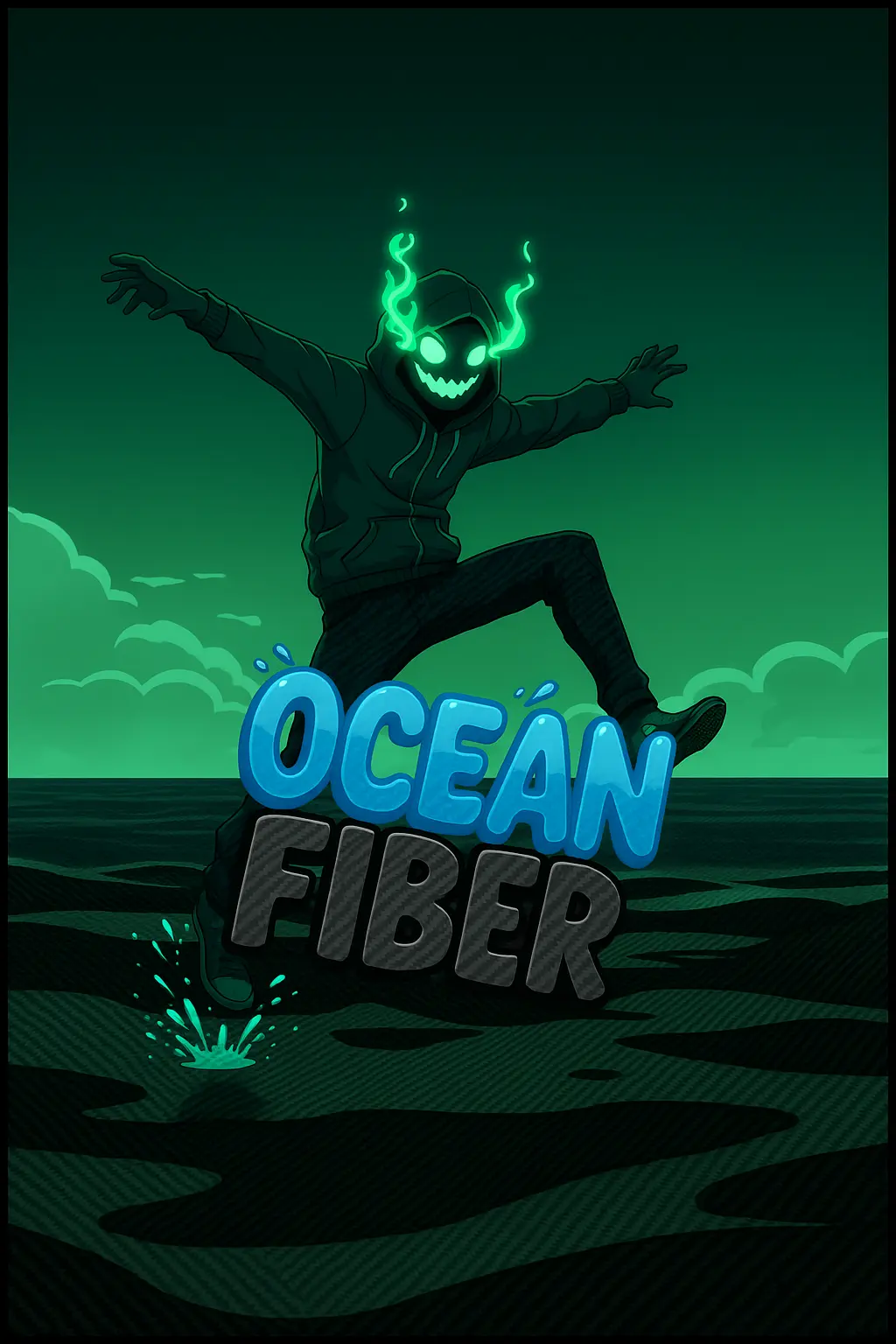 Ocean Fiber strain artwork