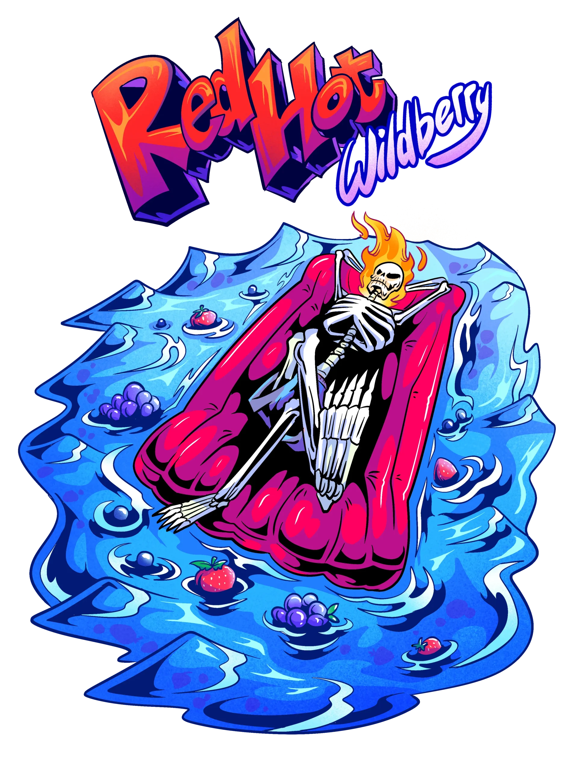 Red Hot Wildberry strain artwork