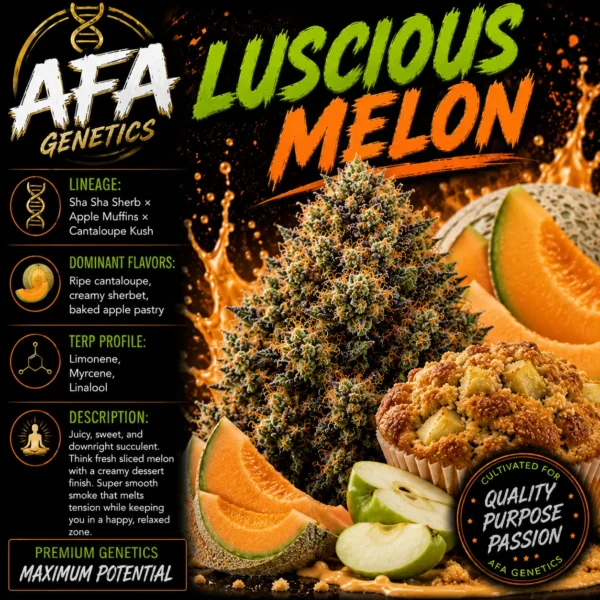 A.F.A. GENETICS – LUSCIOUS MELON- AUTO FEM